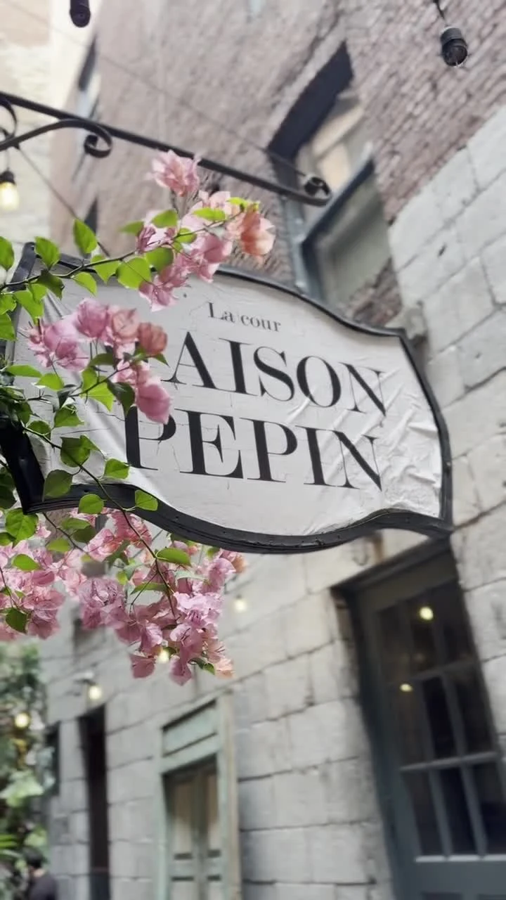 The botanical alley at Maison Pepin