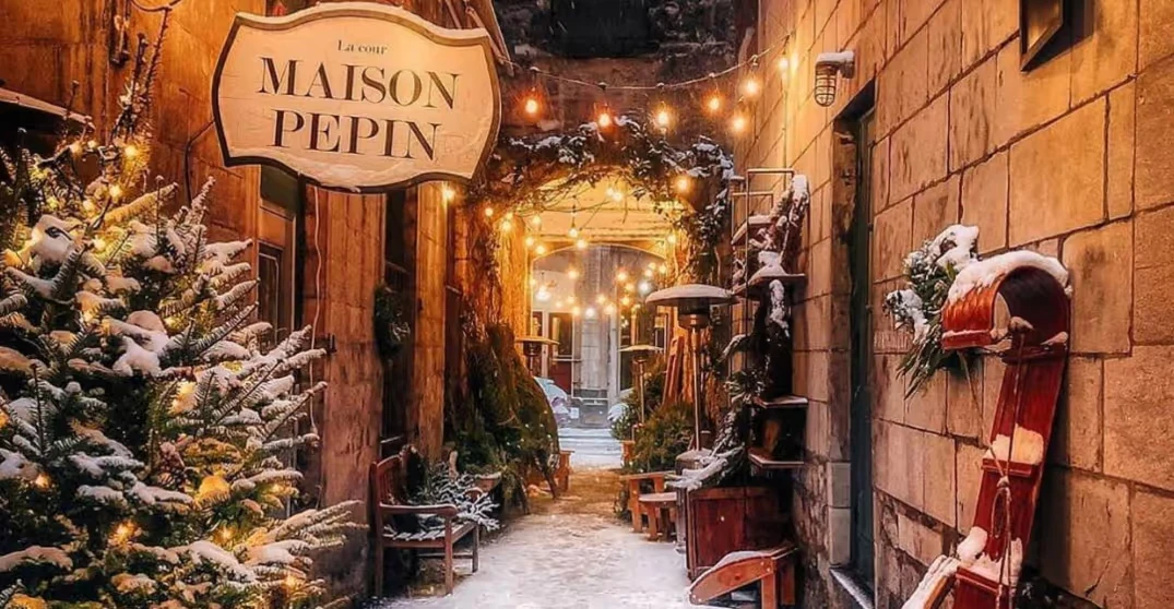A previous winter setting at La Ruelle
